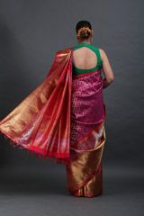 Mangenta Kanjeevaram Sareeuntitled (10 of 10)